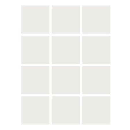 Flipside Dry Erase Stickables with Dry Erase Marker, White, 3in x 3in, 52PK 93333